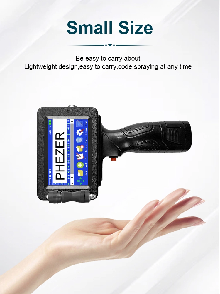 Cheap Label Jet Thermal Handheld Intelligent Inkjet Printer with Good Quality