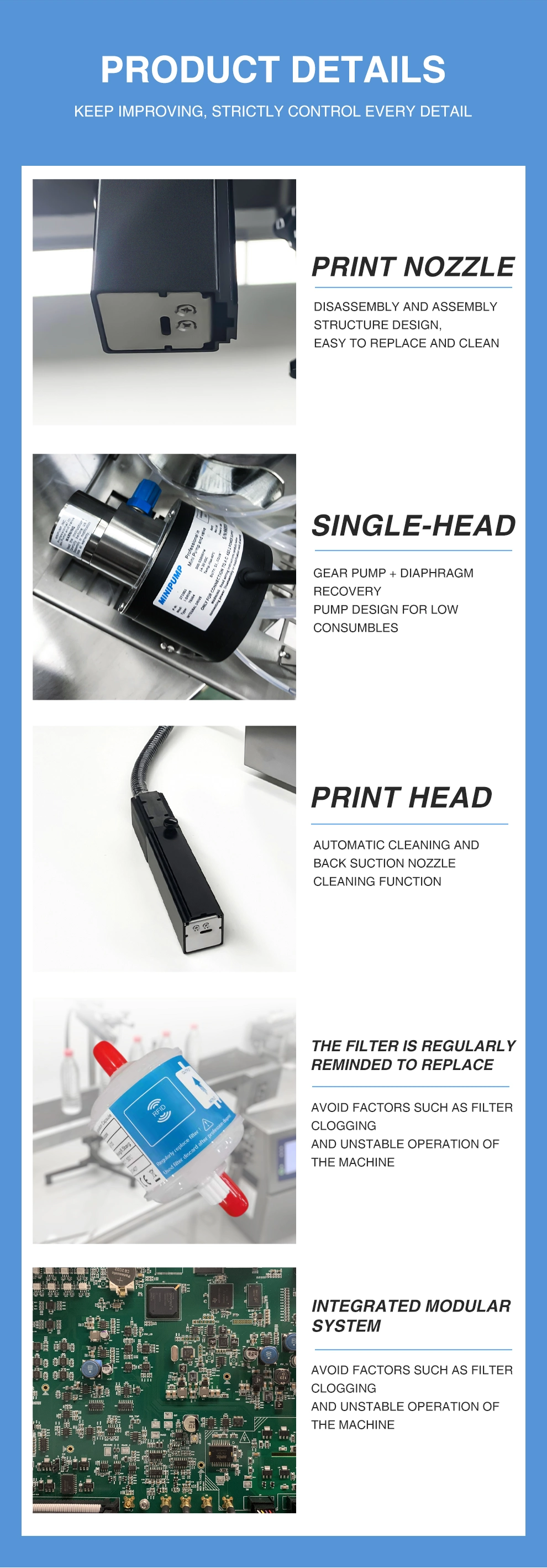 Faith OEM/ODM Cij Inkjet Printer 12.7-25.4mm Coding Machine Small Character for Cloth Label Printing Machine