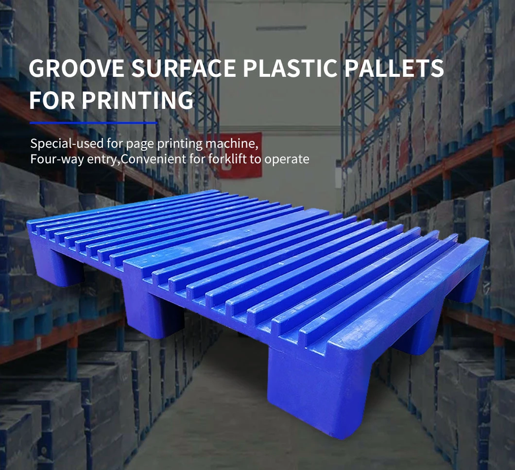 L1050* W760* H175 High Nine Feet Plastic Pallet for Printing Industry