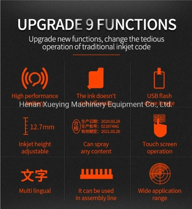 Handheld Industrial Inkjet Printer for Plastic Bag Date Time Coding