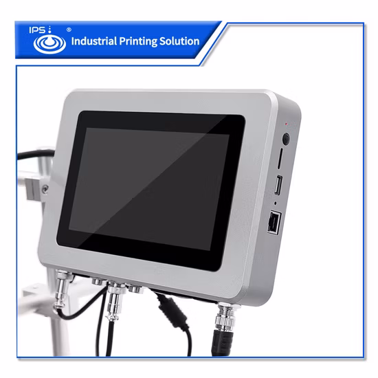 제품 플라스틱 병의 산업용 잉크젯 코딩을 위한 사용하기 쉬운 Tij 12.7mm IPS-8540 열전사 잉크젯 코딩 기계